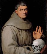 Jacopo Bassano Portrait of a Franciscan Friar oil on canvas